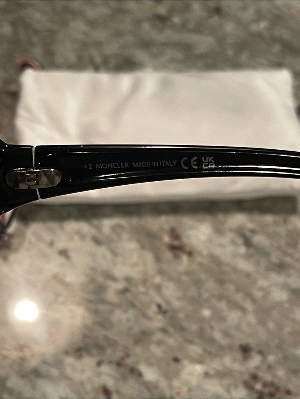Moncler Black Shield-Style Sunglasses with Dark Smoke Lenses: ML0230-01A - Picture 7 of 15